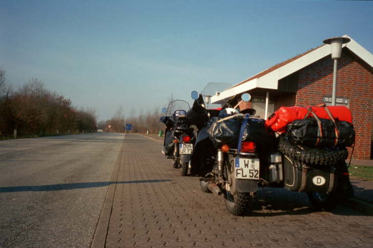Raucherpause vor Kiel