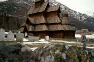 Stabkirche am Weg