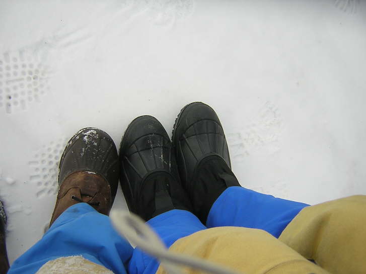 Warme Schuhe auch !