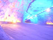 Im lngsten Straentunnel 24.5km !
