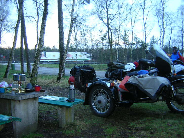 Teepause, wieder in D